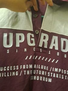 Men's "Upgrade" Graphic Polo T Shirt