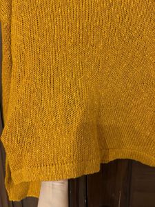 Forever 21 Mustard Yellow Knit Sweater