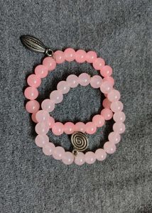 Pink Beaded Bracelet