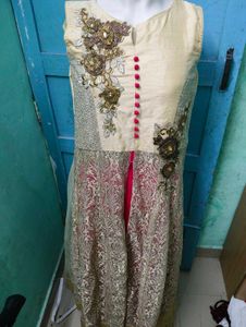 Anarkali Front Open Dress