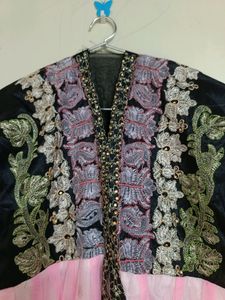 Semistitch Anaarkali Gown For Teenager