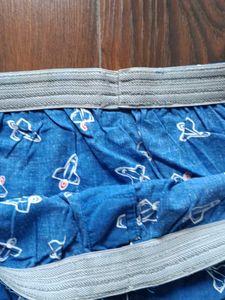 Men's Blue Rocket Print Boxers