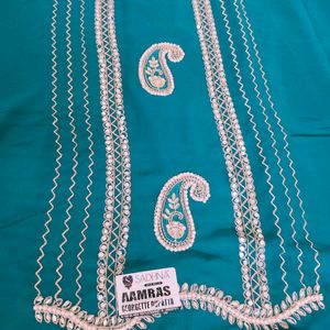 Beautiful Teal Georgette suit
