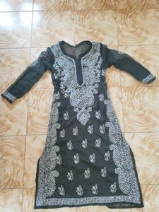 Pretty Black Kurta
