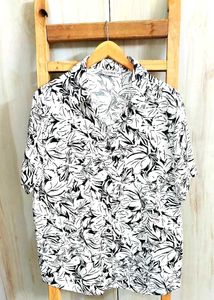 Floral Print Cotton Shirt Size-42-44