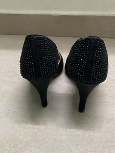 Sparkling Black Heels