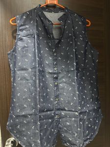 New Ladies Navy Blue Top
