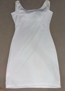 y2k White Slip Dress