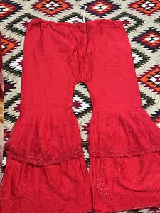 Party wear Red Garara (price Drop 🥳)