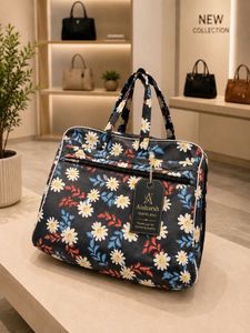 Chic Floral Weekender Bag