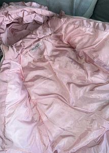 Pink Padded Jacket with Hood