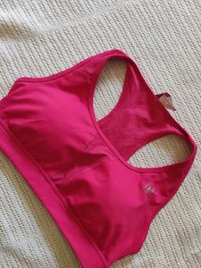 Vibrant Pink Athletic Sports Bra