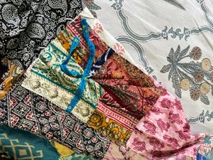 Boho hippie Patchwork Palazzo Pants