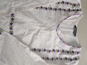 White Kurta Set with Dupatta