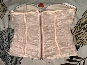 Sheer Lace Corset Top