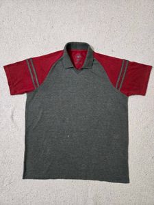 Men's Color Block Polo T-Shirt