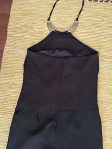 Black Party halter miny dress