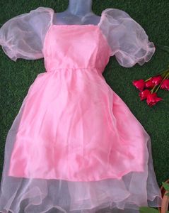 Whimsy Fairycore Pink Princess Dress