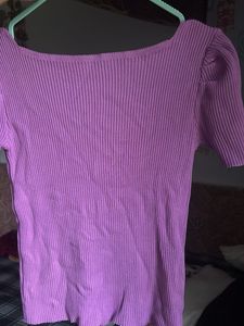 Chic Ribbed Drawstring Top