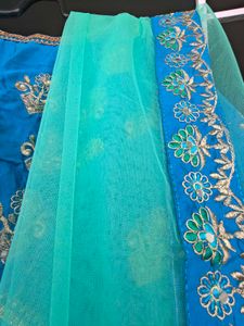 Elegant Blue Lehenga Choli Set