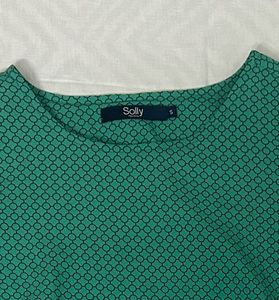 Green Allen Solly Formal Top