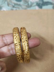 Elegant Gold Plated Bangles