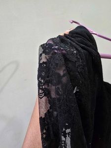 Elegant Black Lace Dress