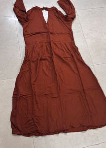 AND Brown Dress