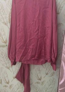 Vero Moda Satin Wrap Blouse