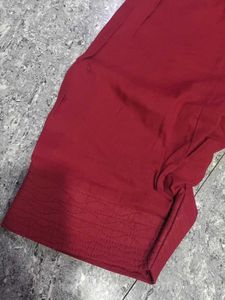 Maroon Patiala salwar with Dupatta