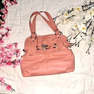 Imported Suede Leather Peachy Tote Bag 🔥