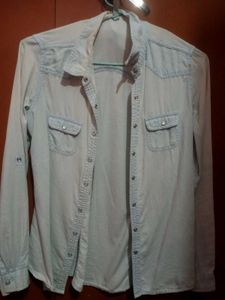 Light Wash Denim Shirt