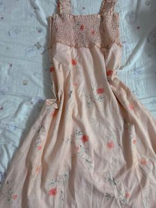 Cute Floral Smocked Dress