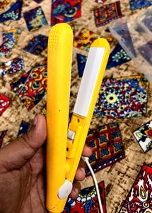 Cute Yellow Hair Straightener