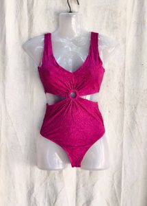 10410. Vibrant Pink One-Piece Swimsuit