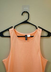 Peach Bodycon Dress