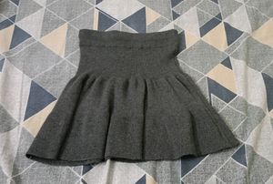 Grey Short Skirt