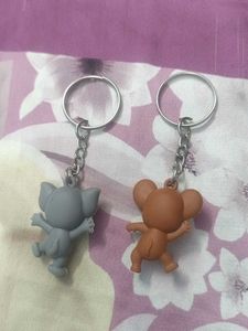 Tom &amp; Jerry Keychains - Set