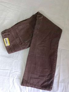 Stylish Brown Cargo Jeans