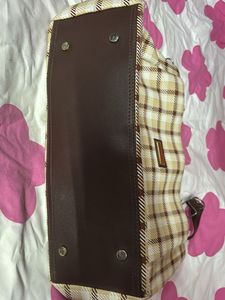Stylish Plaid Tote Bag