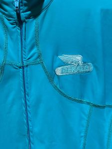Turquoise Zip-Up Active Jacket
