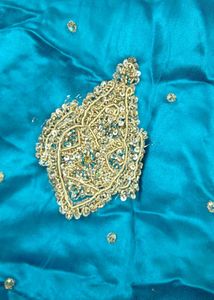 Teal Embellished Lehenga Set