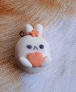 Bunny Clay Charm
