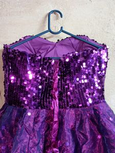 Celebrity Sequin Party Dress Mini Purple 💜