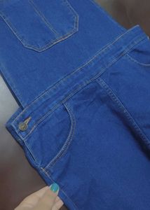 Blue Dungree Denim For 32 Bust, 30 Waist