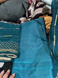 unstitched salwar suit with dupatta