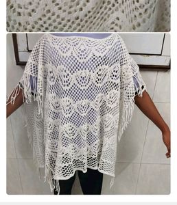 Crochet Fringe Poncho
