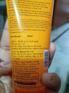 Astaberry Papaya Face Wash 🫐