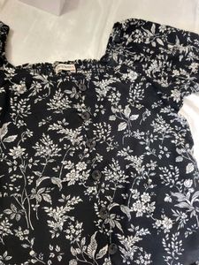 Chic Floral Puff Sleeve Top