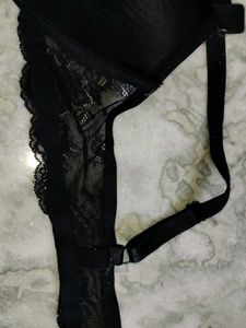 38C Black Cupped Non Wired Bra